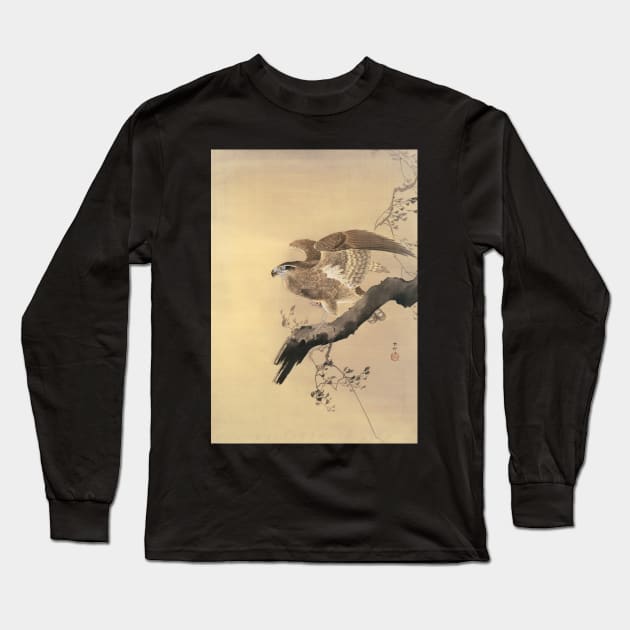 Hawk by Ohara Koson Long Sleeve T-Shirt by topower